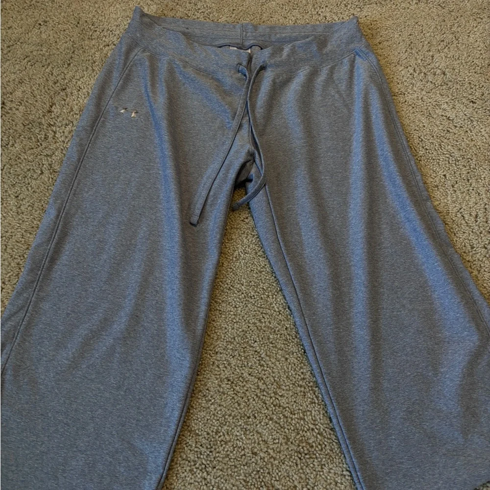 Under Armour Gray HeatGear Pants - Picture 1 of 2